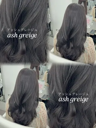 ロング カラー 韓国ヘア/レイヤー/ 顔まわり足立遥奈のヘアスタイル