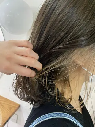 ミディアム カラー ヘアアレンジ 指名支持率NO.1 スタイリストのヘアスタイル