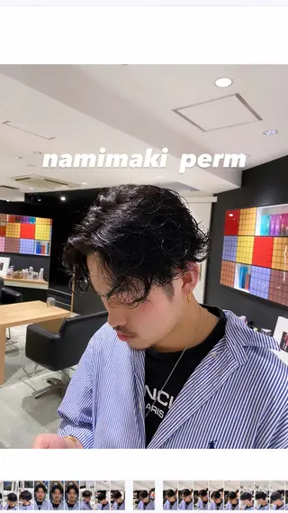 ショート パーマ メンズ 🌈メンズトレンド支 持率No.1/蓮🌈のヘアスタイル