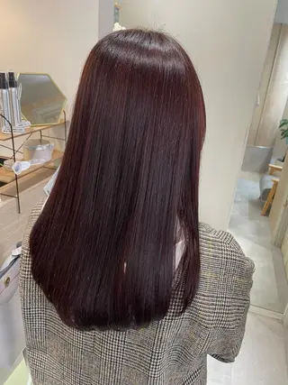 セミロング カラー 西 めぐみのヘアスタイル