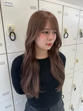 ロング カラー 海外girl/ハイト ーン/riko🫧のヘアスタイル
