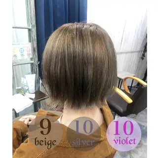 ショート カラー 韓国ヘア/レイヤー/ 暖色カラー/ Aiのヘアスタイル