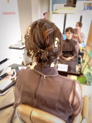 ヘアアレンジ 中野 紹江のヘアスタイル