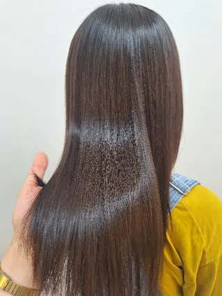 ロング カラー yolo.所属・夜特化型ヘアサロン 𓃱yolo.タナベのヘアスタイル