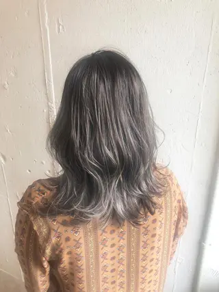 ミディアム カラー 💈平島 拓也💈のヘアスタイル