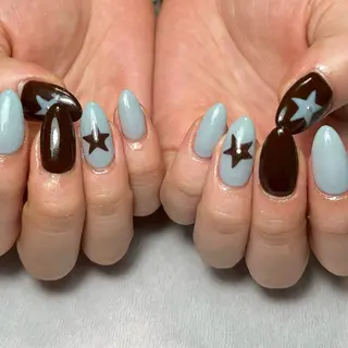 ネイル unwind ⌇秋っぽネイル🏔⠜のネイルデザイン