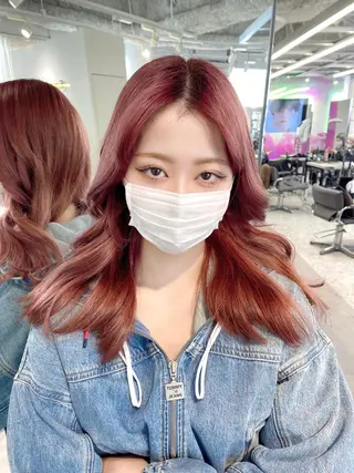 セミロング 渋谷韓国ヘア🇰🇷 SAYAKA🩶ᩚのヘアスタイル