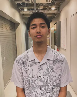 メンズ 内山 湧勝/ショート パーマ特化美容師のヘアスタイル