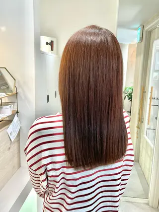 ミディアム カラー 西 めぐみのヘアスタイル