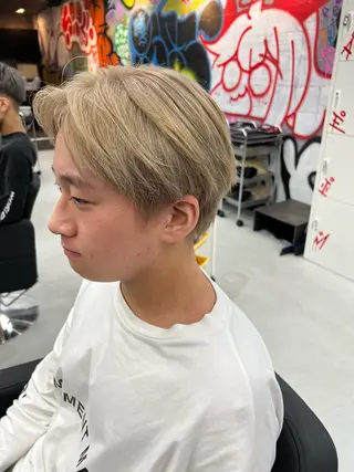 ショート カラー メンズ 錦糸町/Men's cutパーマ石川史弥のヘアスタイル