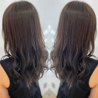 セミロング カラー 縮毛矯正職人/艶髪 ✨️村上 渉のヘアスタイル
