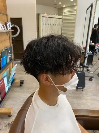 ショート パーマ メンズ 🟢NEGi🟣 🫧髪質改善のヘアスタイル