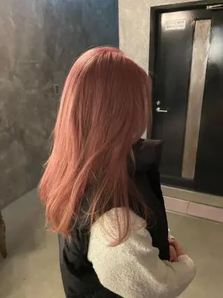 セミロング カラー 🦋透明感カラー /ケアブリーチ🦋のヘアスタイル