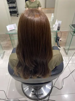 ロング カラー ✨感動の美髪矯正✨ 💜momoka💜のヘアスタイル