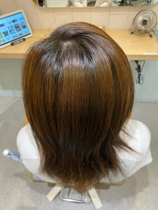 ミディアム エリア唯一🌈ᵕ̈* 派手髪モリヤ🌺のヘアスタイル