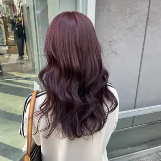セミロング カラー 大人っぽ♡上品な暖色 ♡ブリーチなし♡のヘアスタイル
