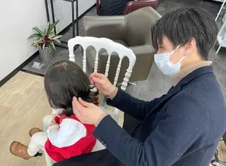 ミディアム キッズ 井澗 修二のヘアスタイル