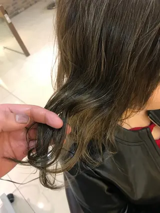 ロング カラー 似合わせ/代表 髪質改善/山田将大のヘアスタイル