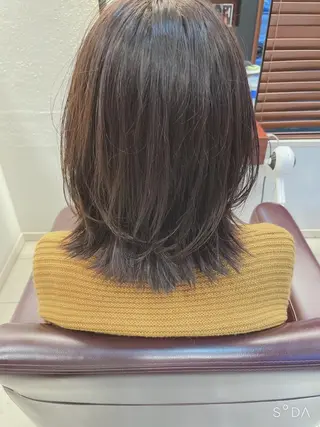 ミディアム カラー こすげひろと カラー講師のヘアスタイル