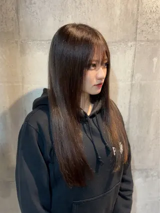 ロング カラー Nagi ブリーチモデル募集のヘアスタイル