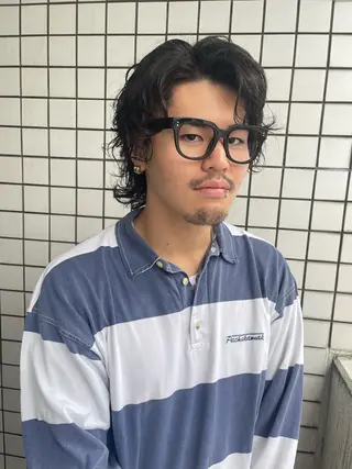 メンズ 髪質改善カラー🫧 菜のはのヘアスタイル