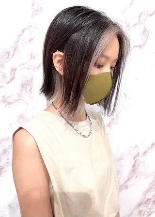 ショート カラー お肌トーン🆙カラー 全ての女性を艶髪にのヘアスタイル