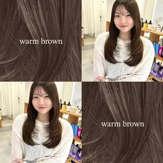 ロング 韓国ヘア ‎🤍KANA🎀のヘアスタイル