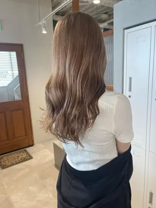 ロング カラー 店長 MANAMI /ブリーチ/骨格ボブのヘアスタイル