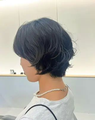 ショート パーマ レイヤー/ショート 遠藤光輝のヘアスタイル