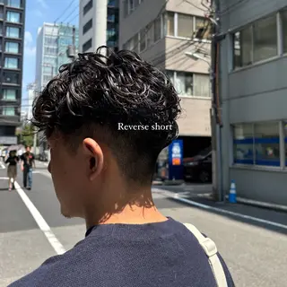 パーマ メンズ Moanin'所属・さが あゆかのヘアスタイル