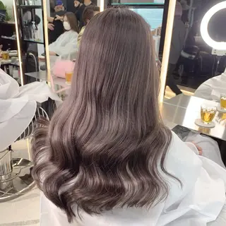 ロング カラー ZYNX所属・MAHIRO/複雑 履歴/ハイトーンのヘアスタイル