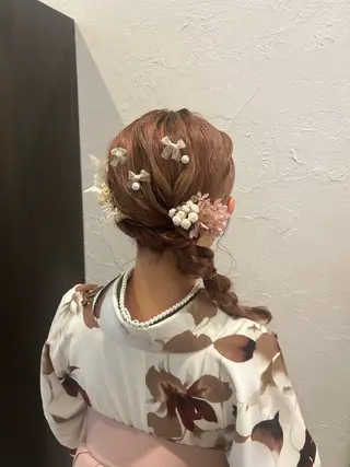 セミロング ヘアアレンジ arrange♡彡 / mokaのその他イメージ