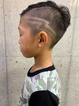 ショート メンズ キッズ ラニティック所属・田辺 東陽のヘアスタイル