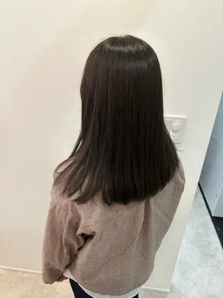 セミロング カラー 海外ヘア/透明感カラ ー🍒nao.のヘアスタイル