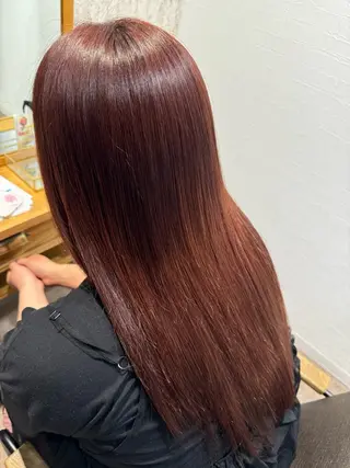 セミロング 箕畑 麗菜のヘアスタイル