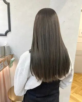 ロング 透明感カラー│ レイヤーヘア中居美樹のヘアスタイル