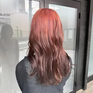 ロング カラー 透明感カラー/パーマ 🌀アオノアユミのヘアスタイル