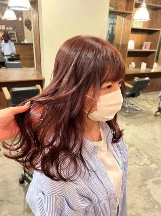 セミロング カラー Rino kanayama所属・Rino 金山 / 宮澤 萌のヘアスタイル