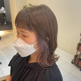 ミディアム カラー 透明感カラー/ 寺田千雅子のヘアスタイル
