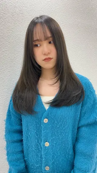 ロング カラー RURI韓国ボブ 🇰🇷タッセルボブのヘアスタイル