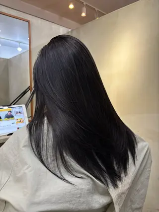 セミロング カラー VOYAGE所属・中園 康のヘアスタイル