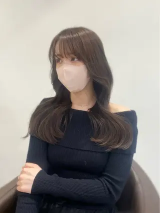 ロング カラー 岡山 愛のヘアスタイル
