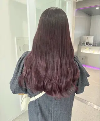 ロング miku/ラベンダー 透明感カラー🪻❤︎のヘアスタイル