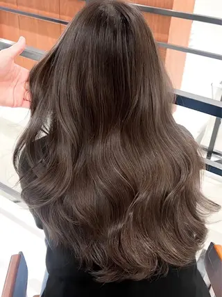 ロング カラー 韓国風/艶カラー/ 透明感/水野啓太のヘアスタイル