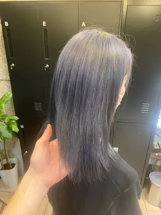 ミディアム カラー 西田辺/ タカスナオヤのヘアスタイル