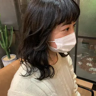 ミディアム SHIAN 八王子👼鬼塚さやかのヘアスタイル
