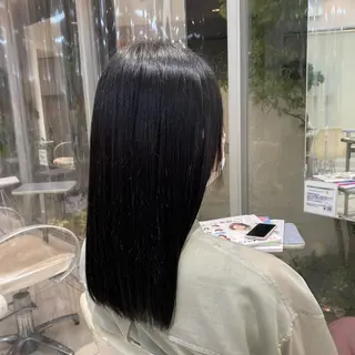 セミロング JILL    hair所属・maki💖 ボブ/縮毛矯正のヘアスタイル