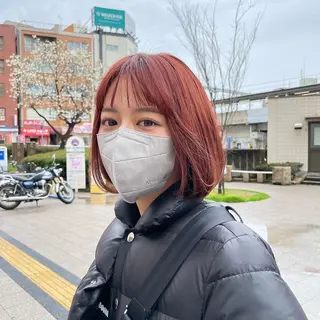 ショート カラー カラー/髪質改善 レイヤー/vagueのヘアスタイル