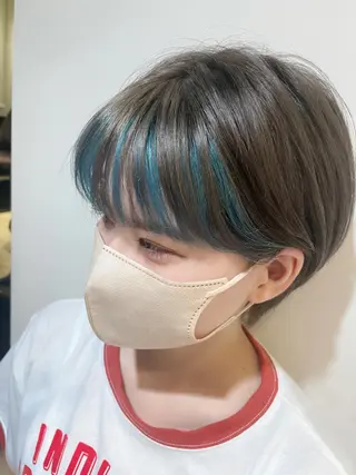 カラー 坂本 かのんのヘアスタイル