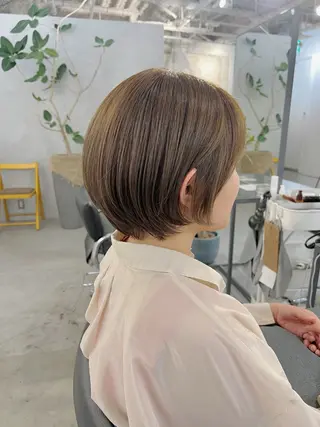 ショート ハイライト／レイヤー 木下翔太のヘアスタイル